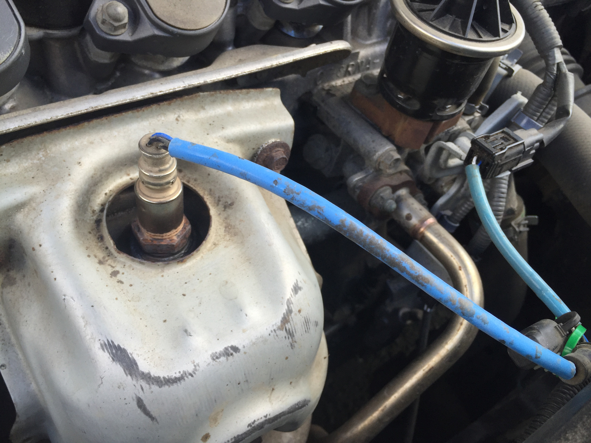 Лямбда зонд от Гибрида. — Honda Civic 4D (8G), 1,8 л, 2008 года ...