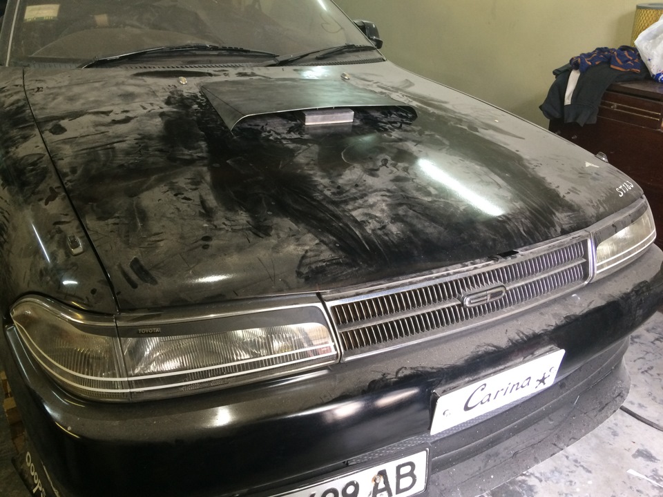 Полировка фар toyota carina ed