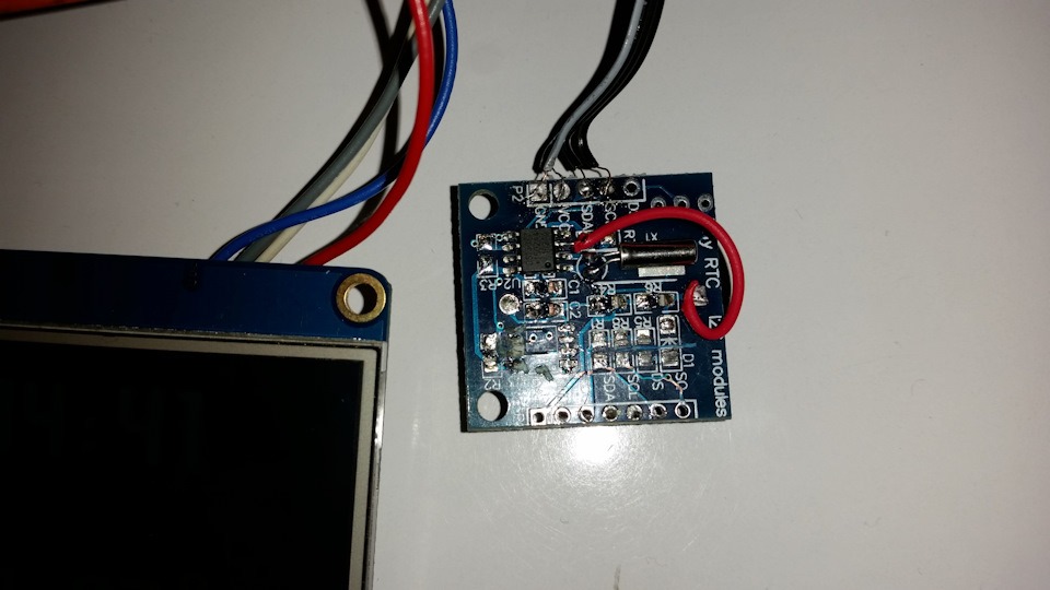 Самодельный бортовой компьютер. Второй шаг — часы — Mitsubishi Pajero ...