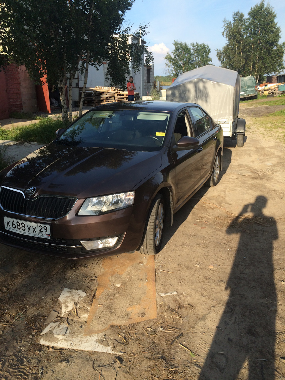 Какого же ездить с прицепом? — Skoda Octavia A7 Mk3, 1,4 л, 2014 года |  наблюдение | DRIVE2