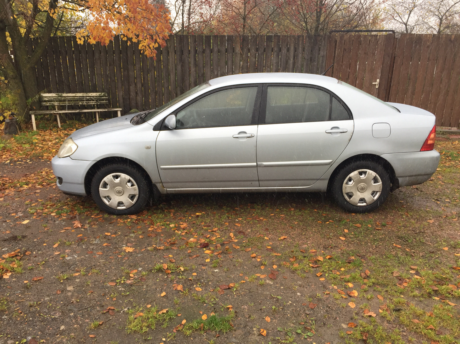 Подготовка к зиме — Toyota Corolla (120), 1,6 л, 2004 года | колёсные ...