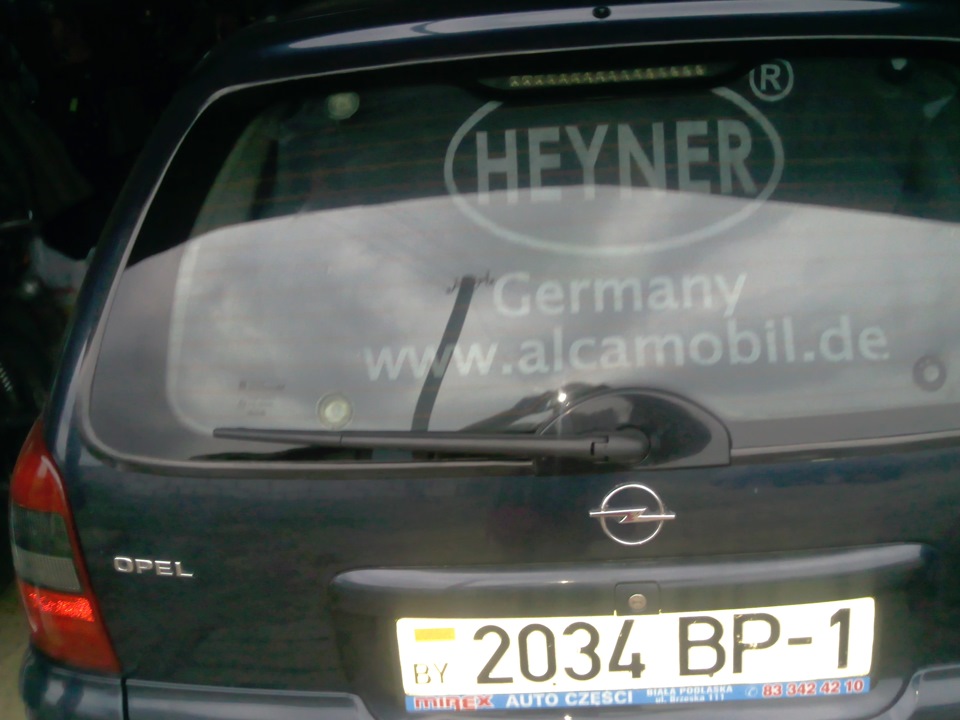 Задний дворник ФИАТ — Opel Vectra B, 2,2 л, 2001 года | своими руками ...