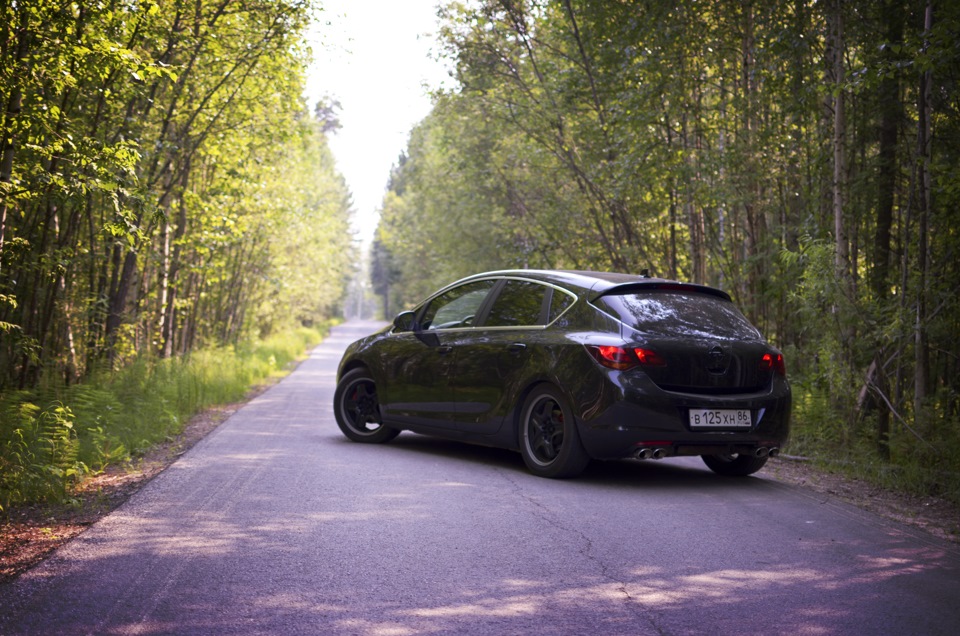 Фиолетовая пленка на фарах… ненадолго — Opel Astra J, 1,6 л, 2011 года ...