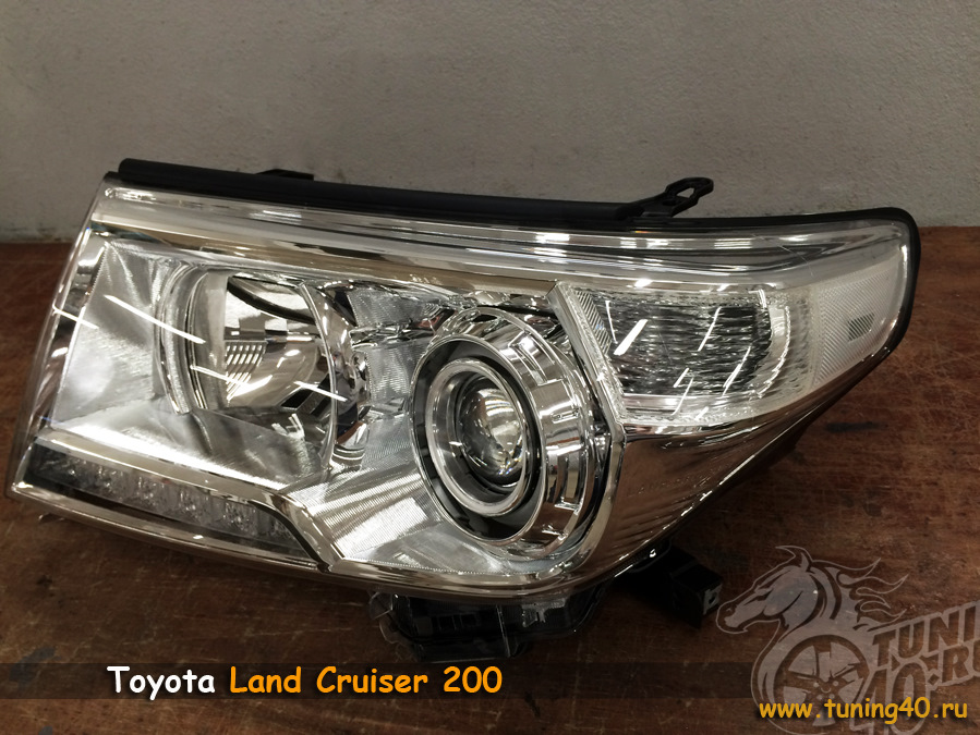 Прозрачные Катафоты (рефлекторы) для Toyota Land Cruiser 200 2012-2015 ...