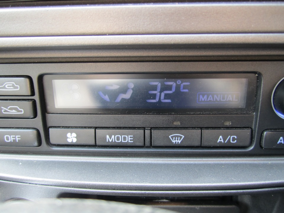 Инверсия жк климата и приборной панели — Nissan Sunny (B15), 1,5 л ...