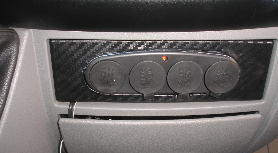 Тройник прикуривателя — Volkswagen Crafter (1G), 2,5 л, 2008 года ...
