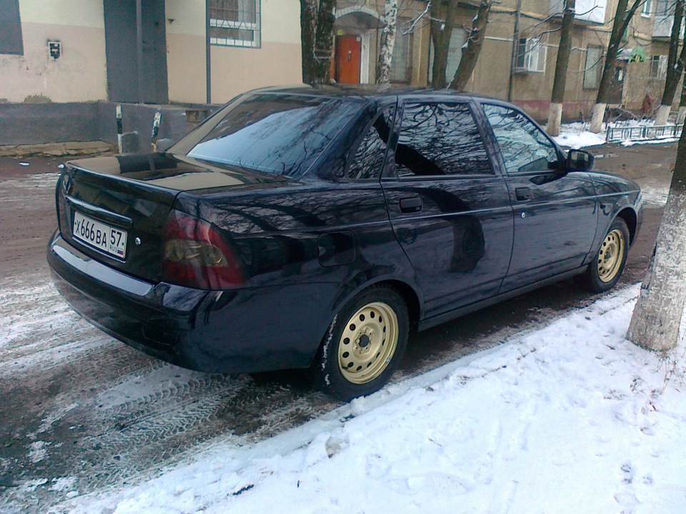 красим зимние штампы — Lada Приора седан, 1,6 л, 2008 года | колёсные ...