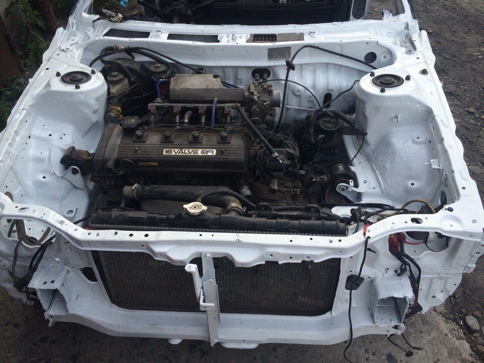 сборка 70% — Toyota Corolla Levin (AE91/92), 1,5 л, 1988 года | своими ...