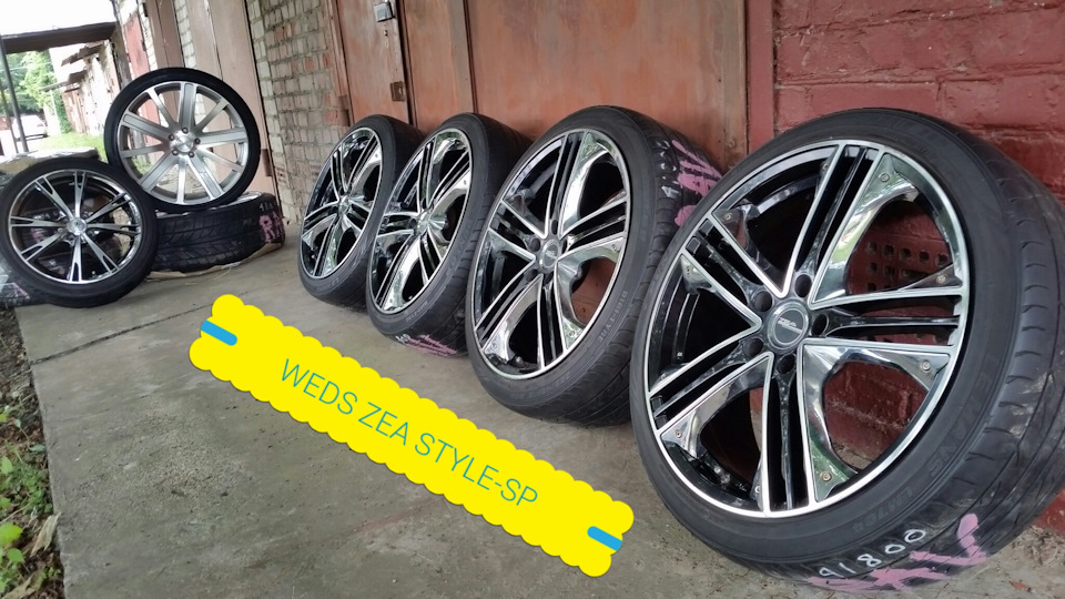 проданы! 225-40-19, диски WEDS ZEA стиль SP, PCD 5/114,3 — pk001 на DRIVE2
