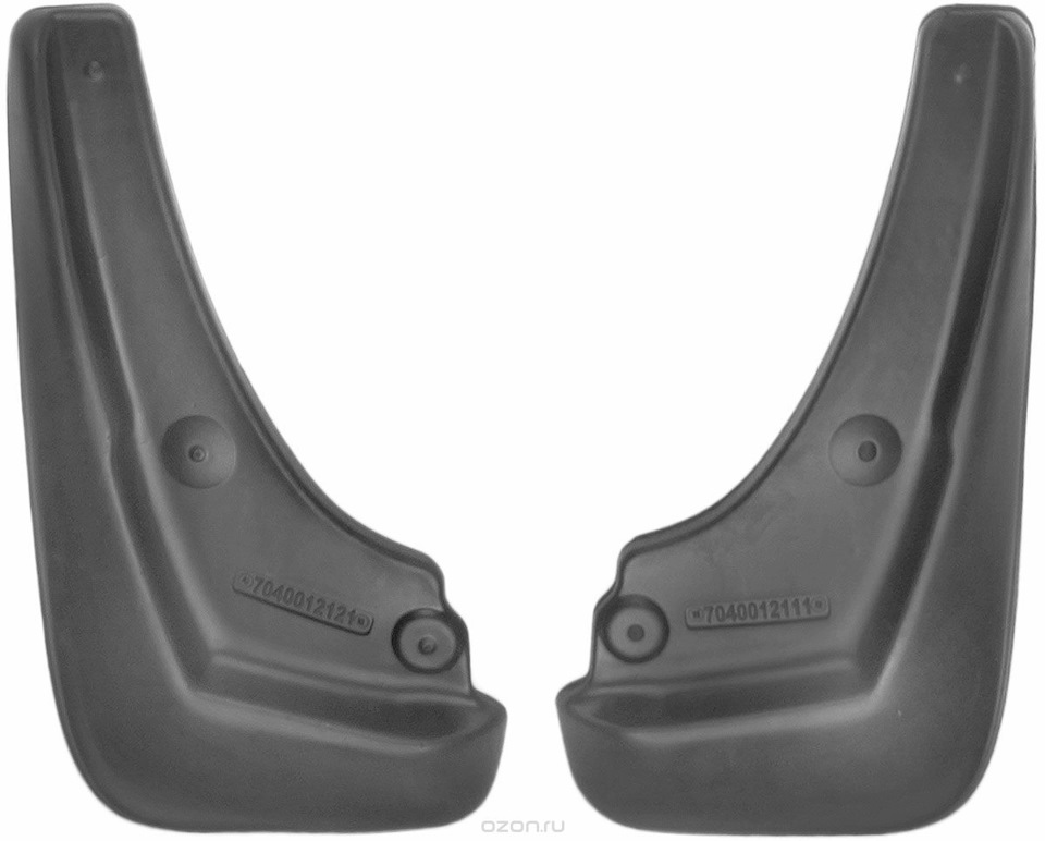 Прикрутил брызговики из полиуретана — Subaru Forester (SH), 2 л, 2008 ...
