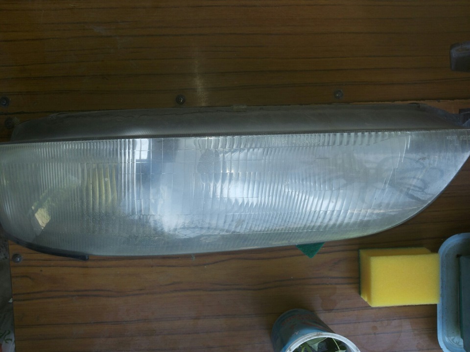 Чистим фары зубной пастой и промываем фери. — Toyota Mark II (90), 2,5 ...