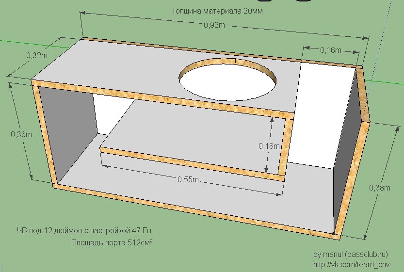 Короб для саба 8 дюймов