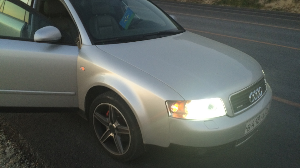 В планах переделать фары под биксенон — Audi A4 (B6), 1,8 л, 2003 года ...