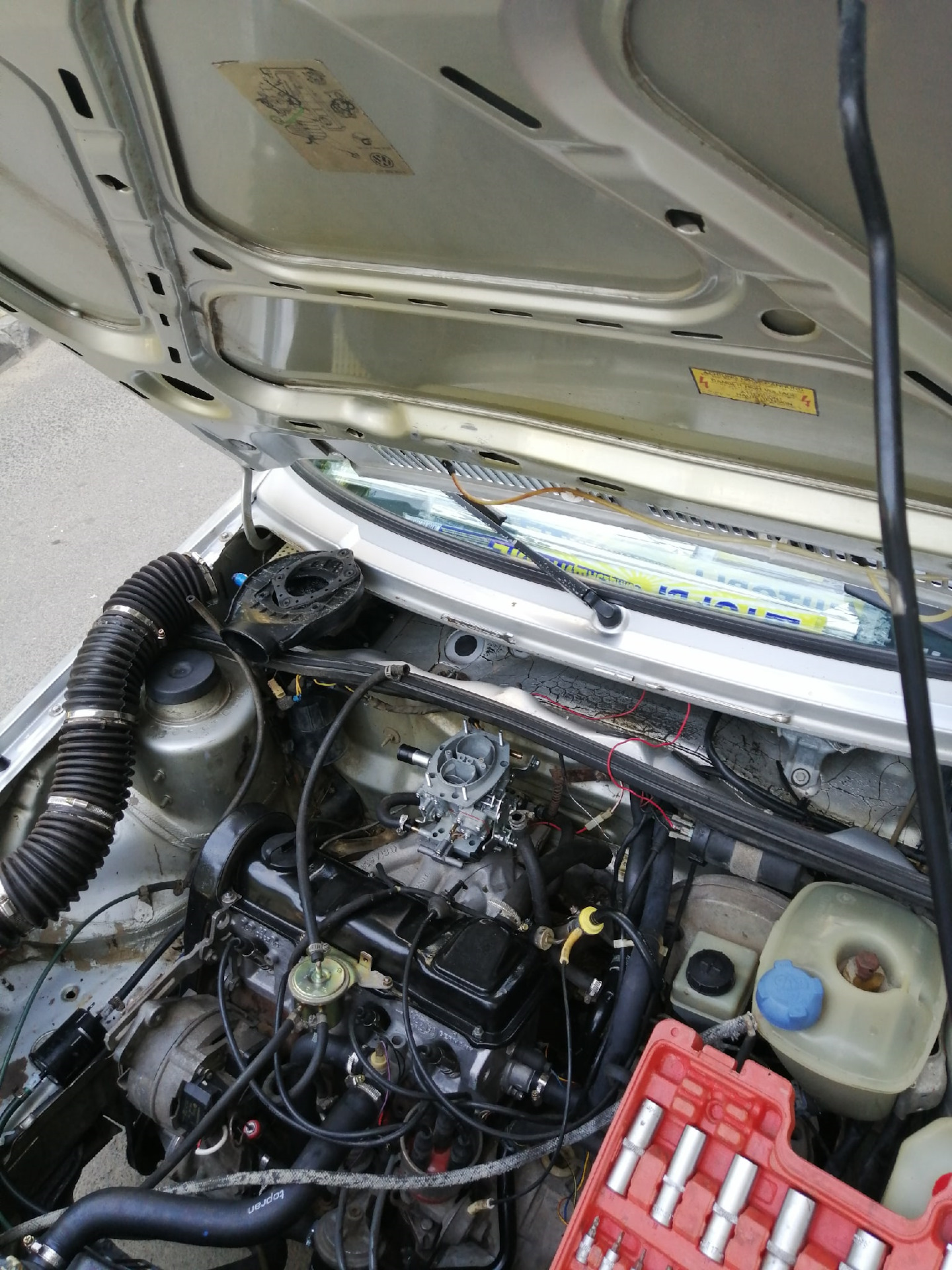 Новый карбюратор от Нивы 21073 — Volkswagen Jetta II, 1,8 л, 1985 года ...