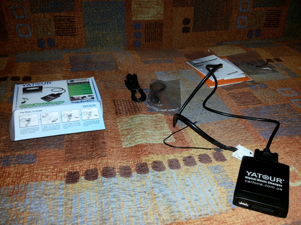 Адаптер к штатной магнитоле Dance (эмулятор CD-чейнджера Yatour YT-M06 ...