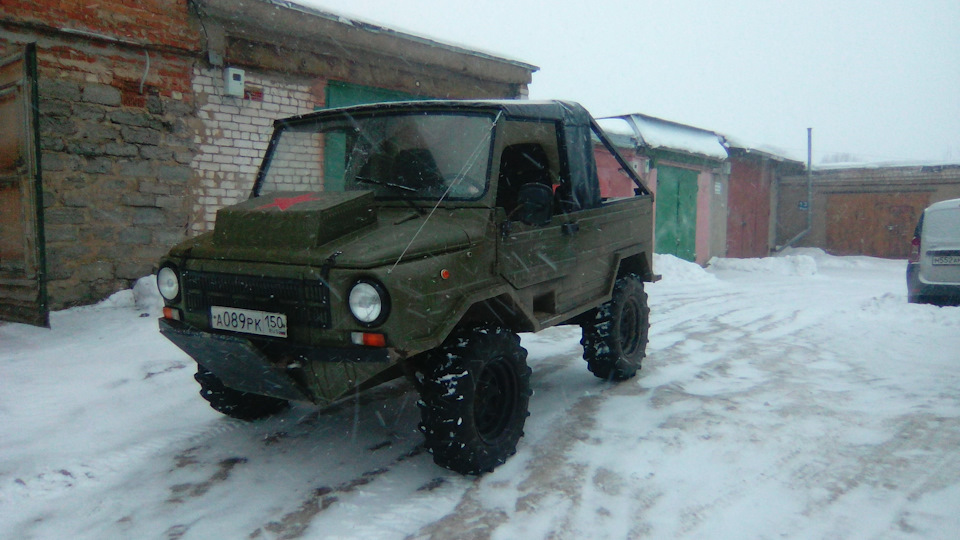 луаз на больших колесах низкое давление