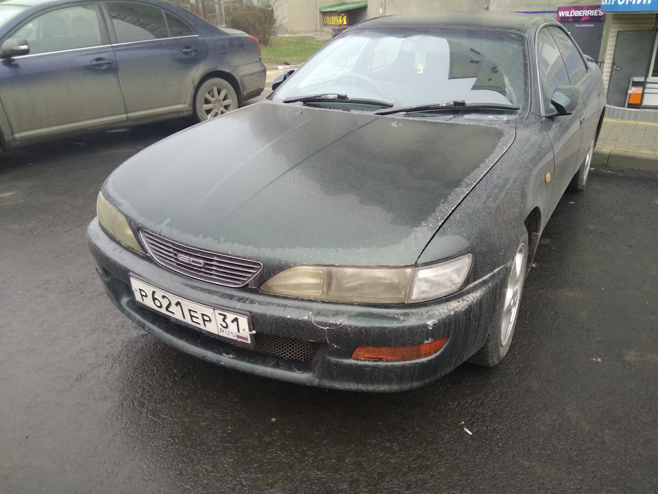 Полировка фар toyota carina ed