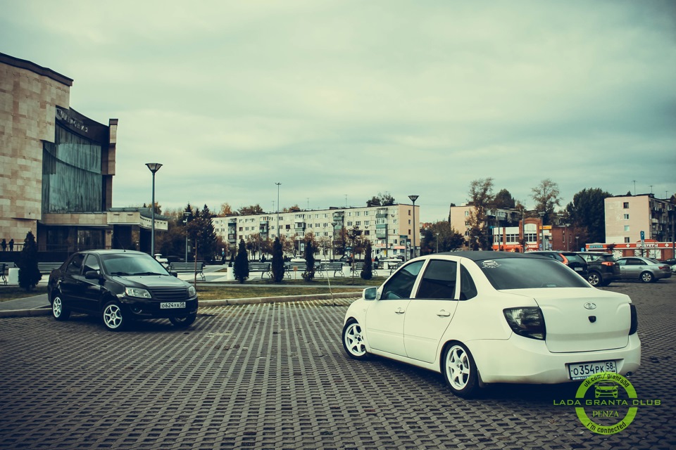 Винтовая подвеска на гранте — Lada Гранта, 1,6 л, 2014 года ...