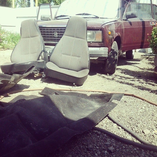 Вскрытие полов и промазка негролом — Lada 21074, 1,6 л, 2005 года ...