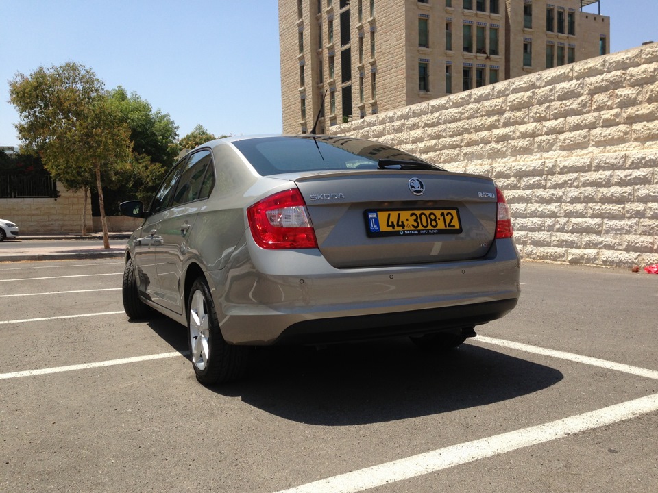Обкатка завершена — Skoda Rapid (1G), 1,4 л, 2013 года | фотография ...