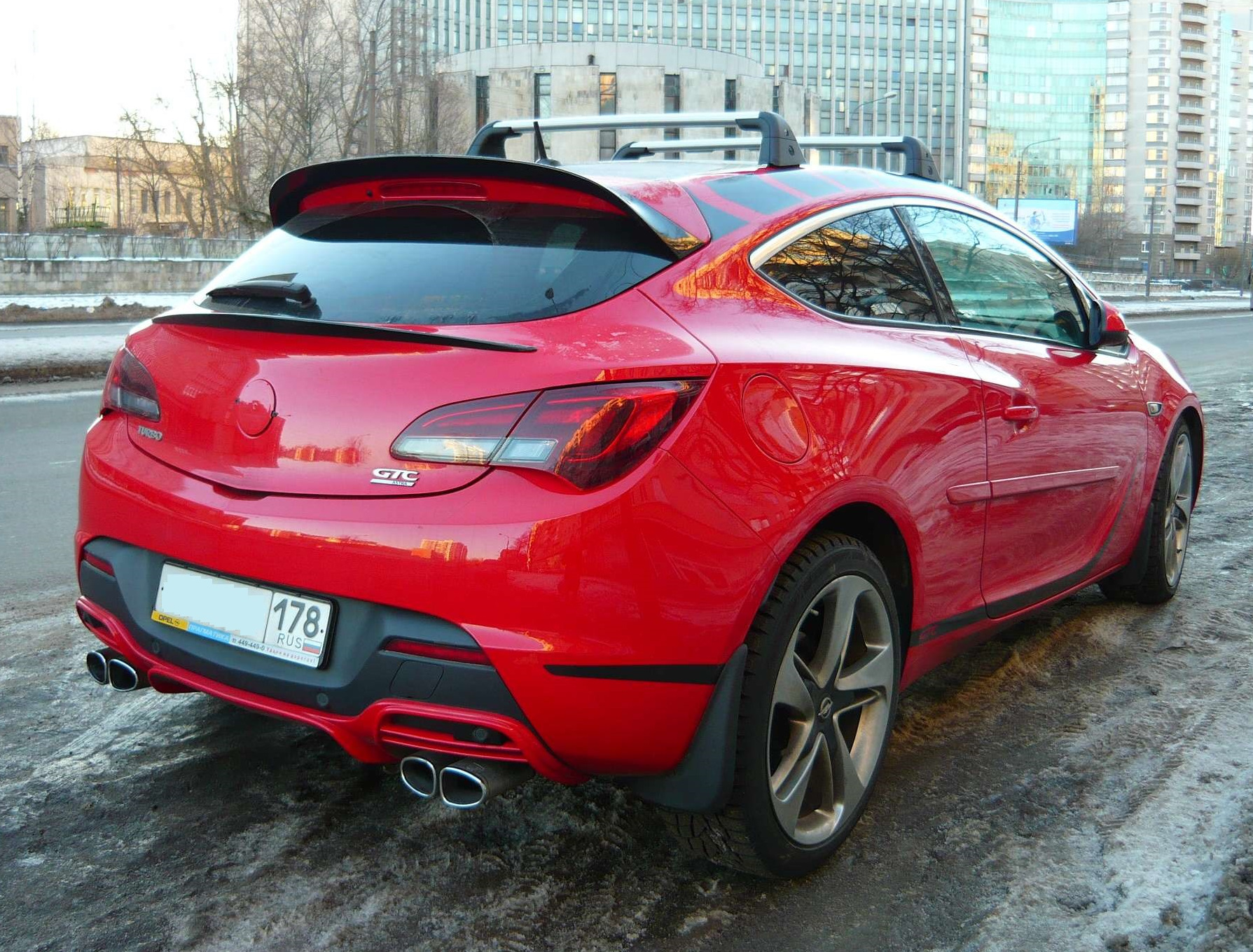 Astra GTC спойлер