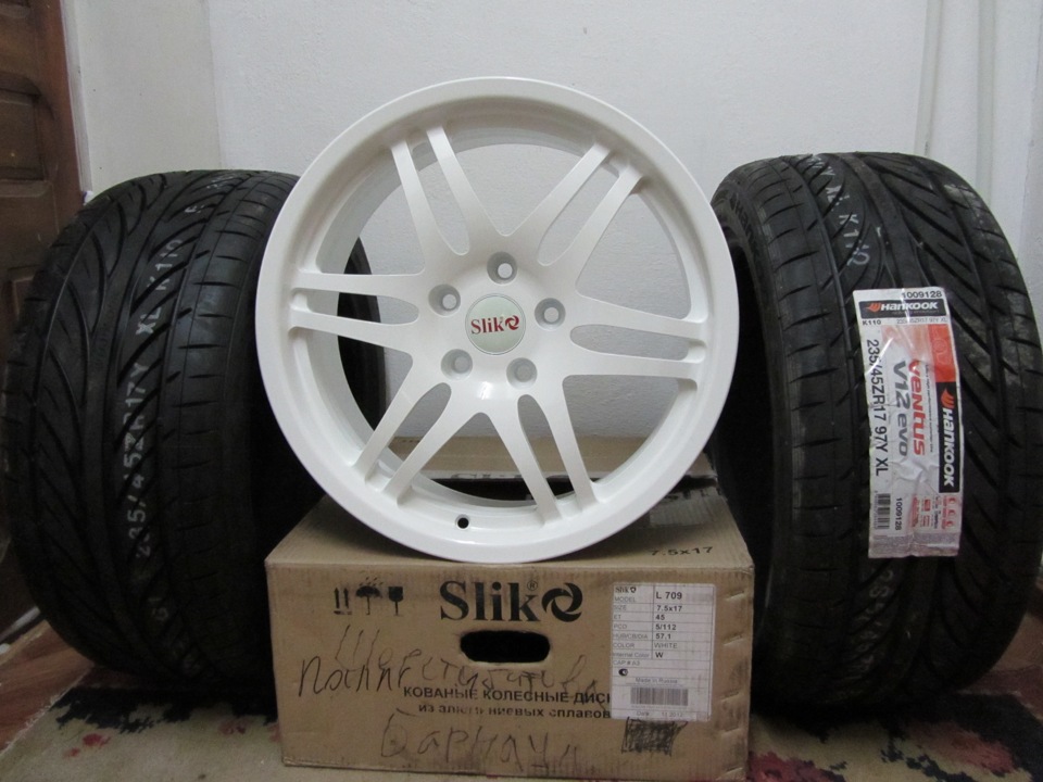 Фото в бортжурнале Skoda Octavia A5 Mk2. Запчасти на фото: Hankook K102 Ventus
