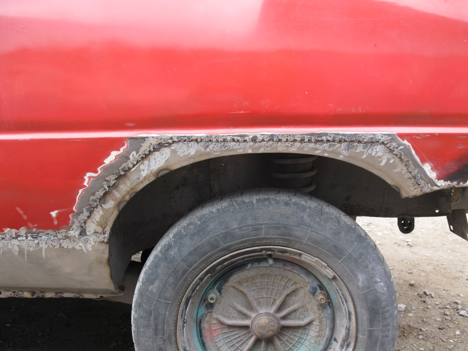 Замена порогов и рем вставок на задние крылья — ЗАЗ 1102, 1,1 л, 1994 ...