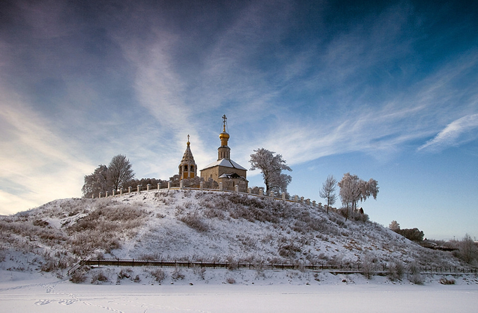 Вознесенский собор в Твери зимой