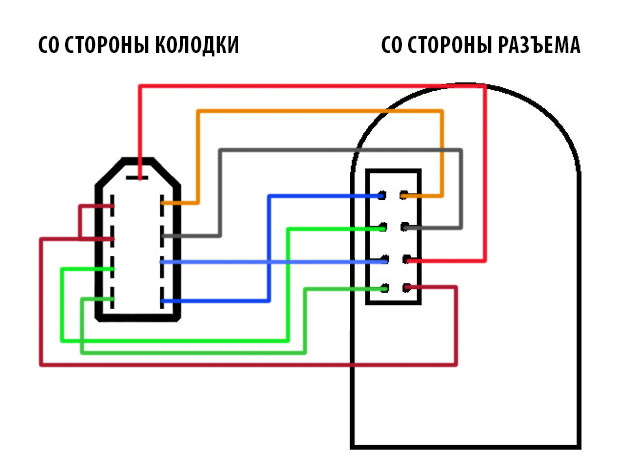 8450002109 блок переключателей схема подключения