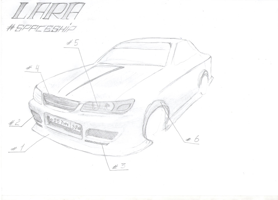 Nissan laurel c33 рисунок