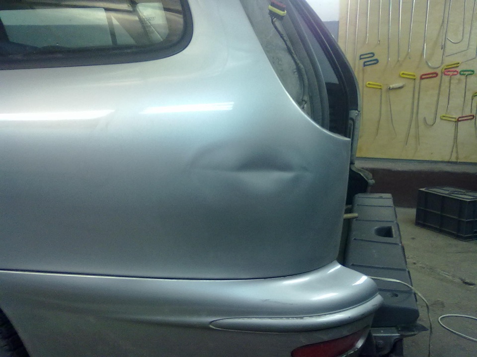 Вмятины больше нет — FIAT Marea, 1,9 л, 2002 года | кузовной ремонт ...