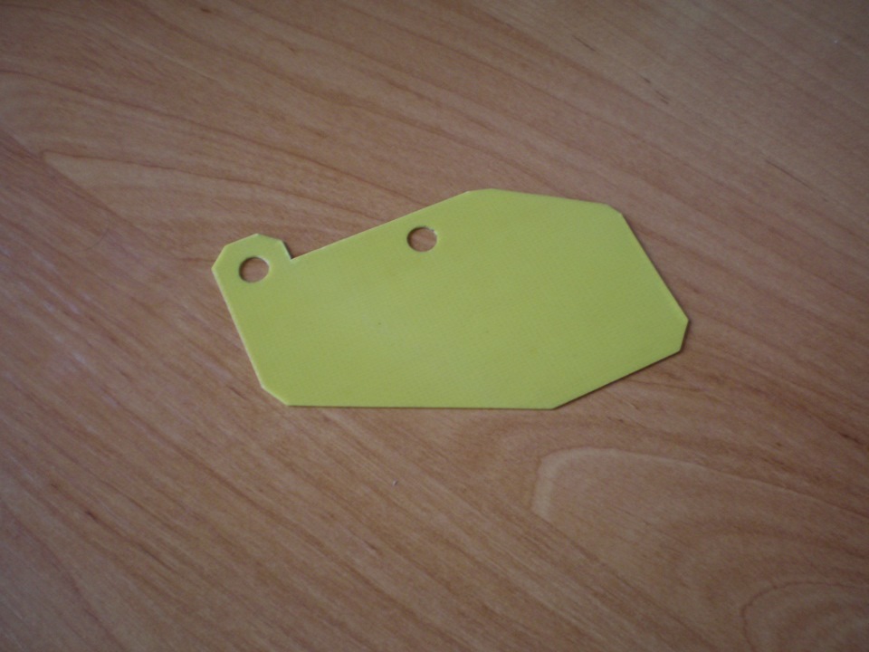 Шаблон из стеклотексталита — Toyota Caldina (190)