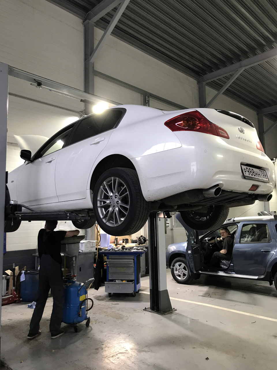 Замена масла в АКПП или переливание крови) — Infiniti G25, 2,5 л, 2012 ...