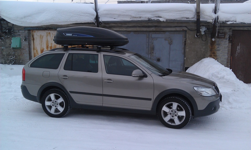 Skoda Octavia Scout a5 багажник