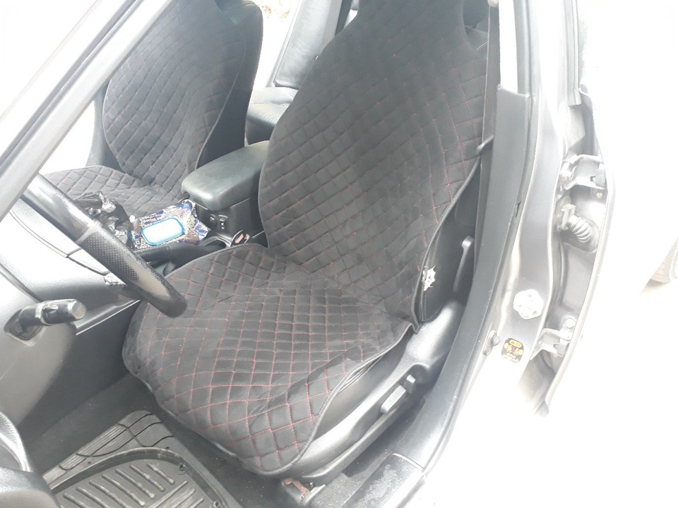 Накидки алькантара — Mazda 6 (1G) GG, 2 л, 2003 года | стайлинг | DRIVE2