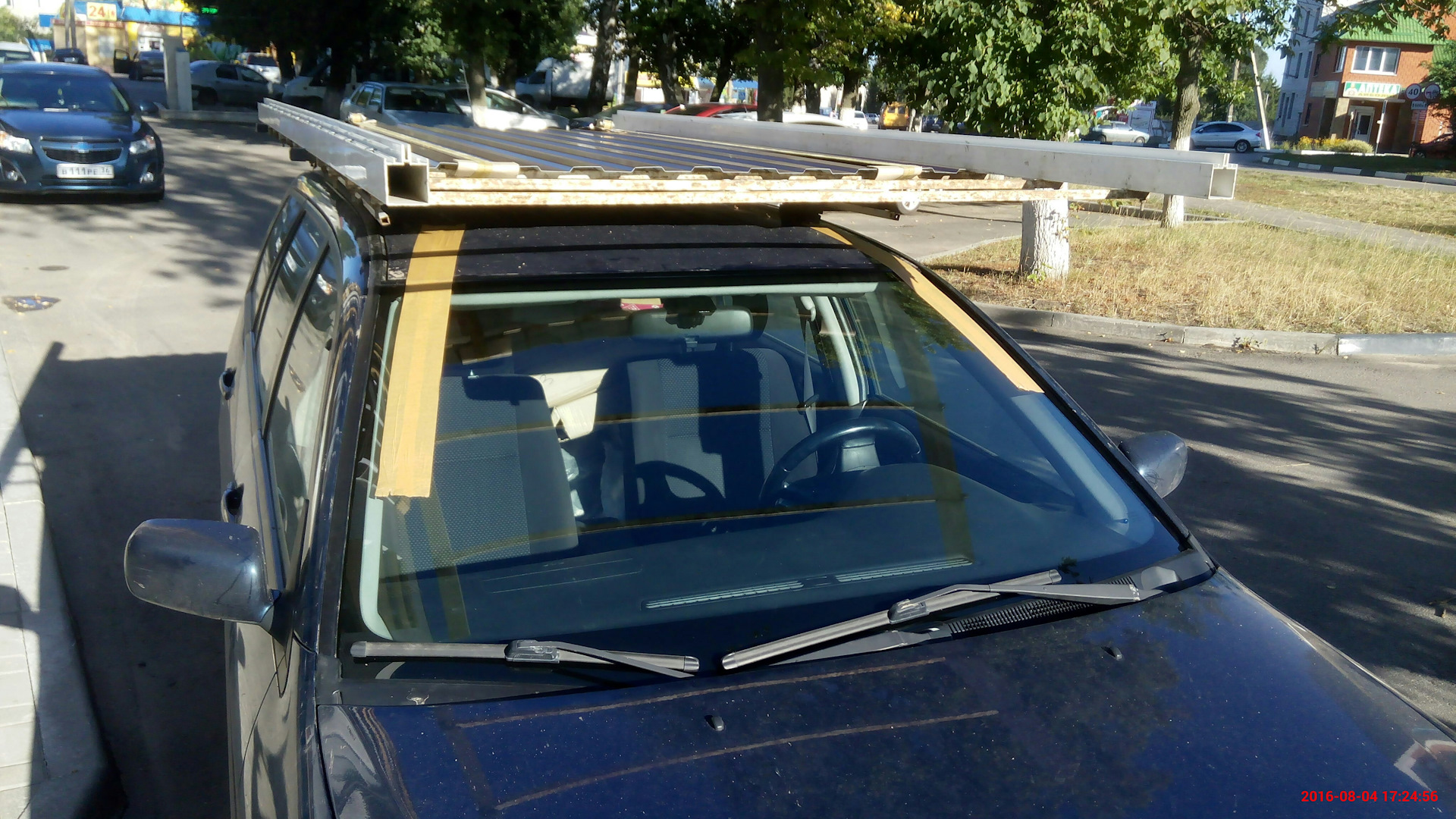 Замена лобового стекла Лансер 9 — Mitsubishi Lancer IX, 1,6 л, 2007 ...