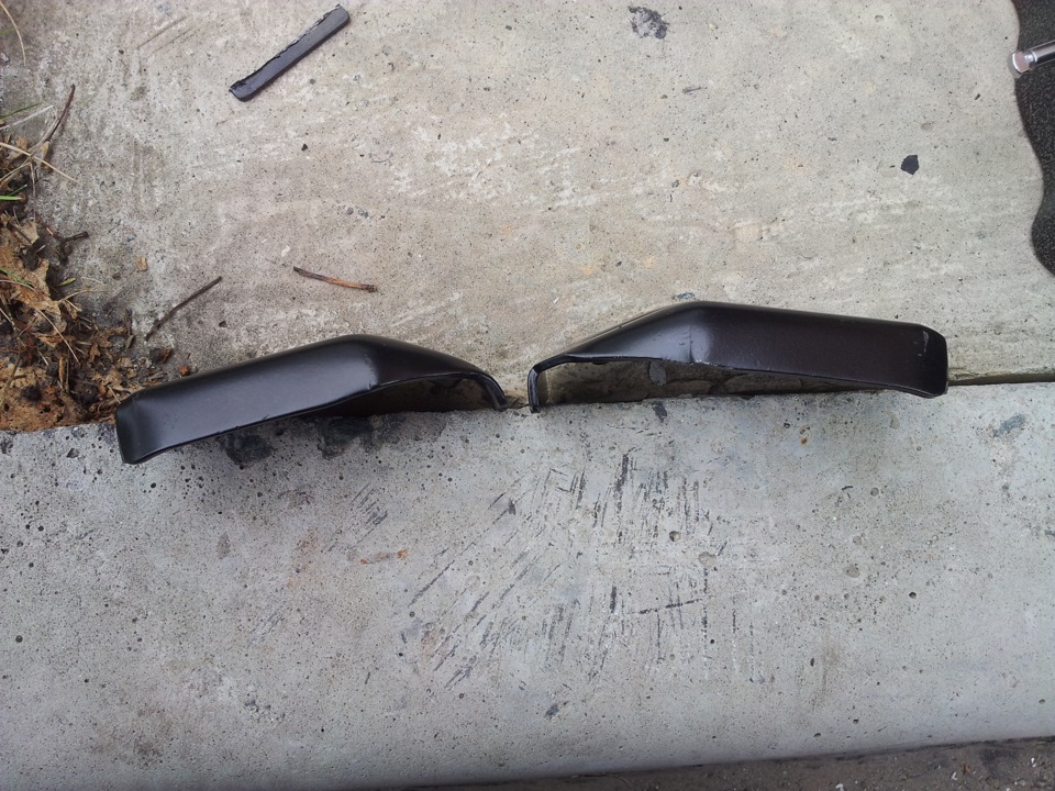 Кувалдой придаем форму. слева готовый, справа заводской — УАЗ Patriot