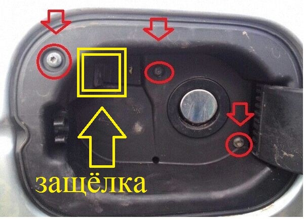 Сломалась крышка бензобака рено меган 2