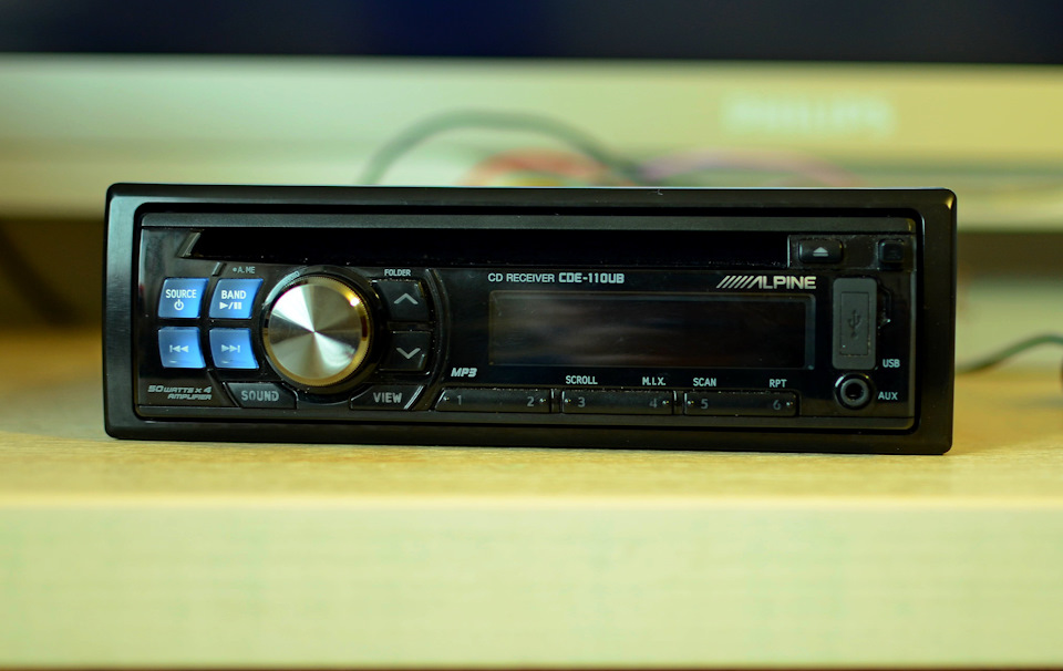 Alpine CDE-110UB — Mitsubishi Lancer IX, 1,6 л, 2005 года | автозвук ...