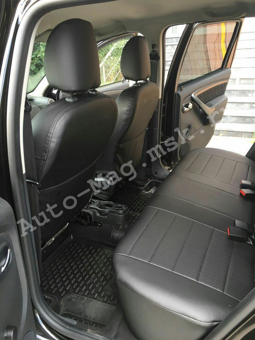Чехлы для Рено Дастер 2015 года из экокожи от Автопилот — Auto-mag.msk ...