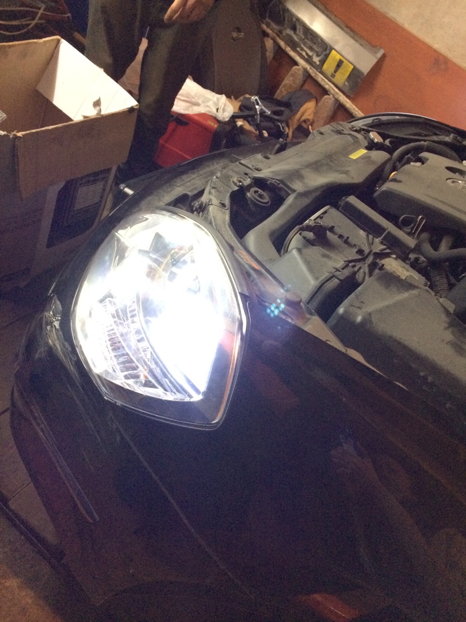 Светодиодные габариты — СДЕЛАНО — Nissan Teana (J31), 2,3 л, 2007 года ...