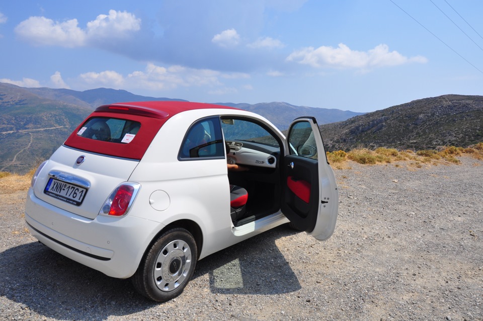 Fiat 500c Cabrio Blue