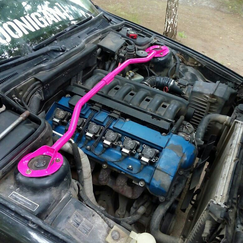 поставил распорки — BMW 5 series (E34), 2 л., 1994 года | тюнинг | DRIVE2