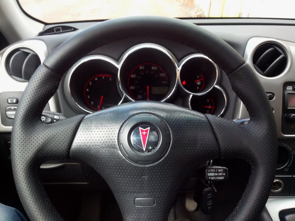 Pontiac montana как снять руль Перетяжка руля и ручек - Pontiac Vibe (1G), 1,8 л, 2003 года стайлинг DRIVE2