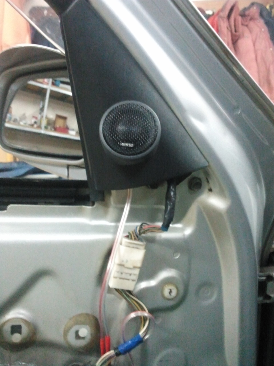 Установка высокочастотных динамиков — Toyota Camry (V40), 1,8 л, 1996 ...