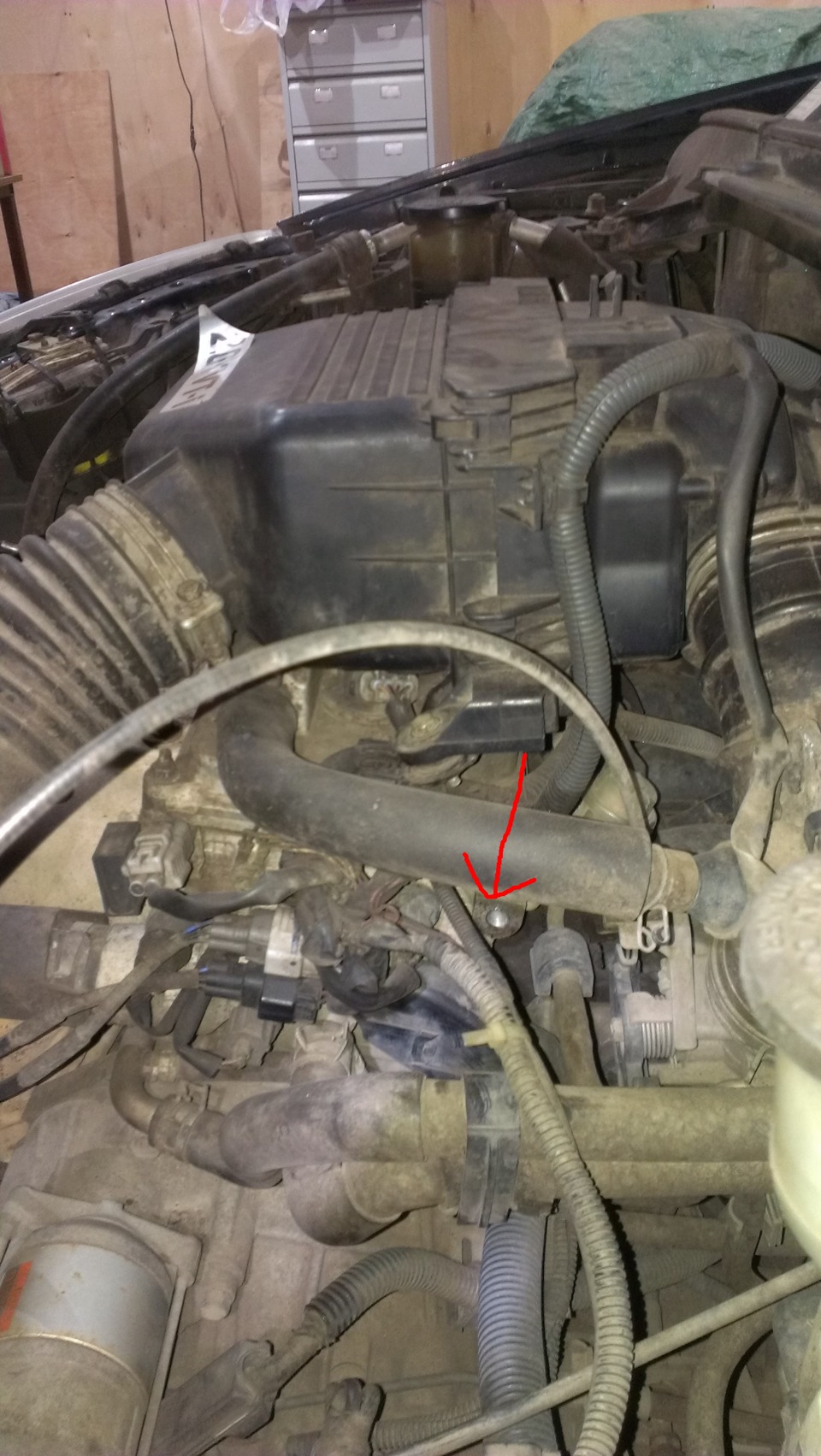 Как вывесить двигатель 1AZ-FE на RAV4 — Toyota RAV4 (II), 2 л, 2000 ...