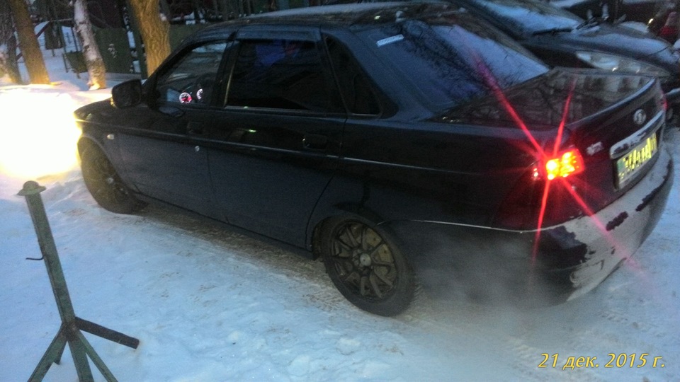 Разгон до 100км — Lada Приора седан, 1,6 л, 2007 года | видео | DRIVE2