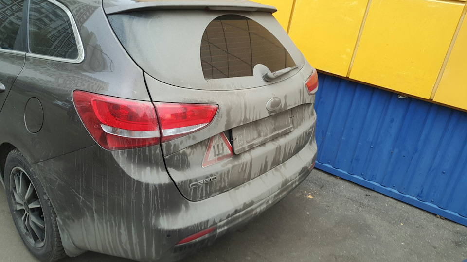 Обкатка зимней резины — KIA Ceed SW (2G), 1,6 л, 2017 года | наблюдение ...