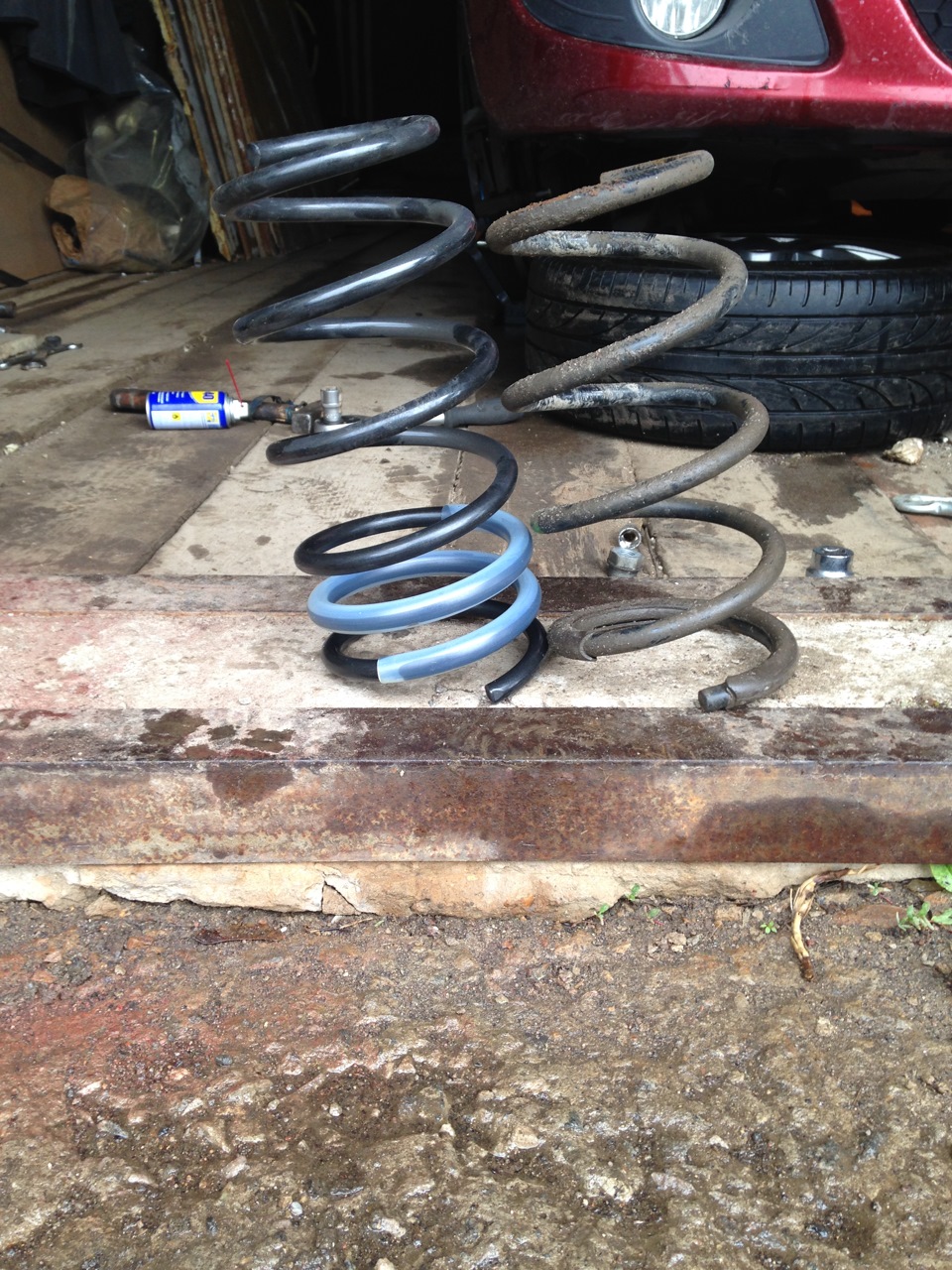 Добрался до замены пружин и амортизаторов — Renault Logan (1G), 1,6 л ...