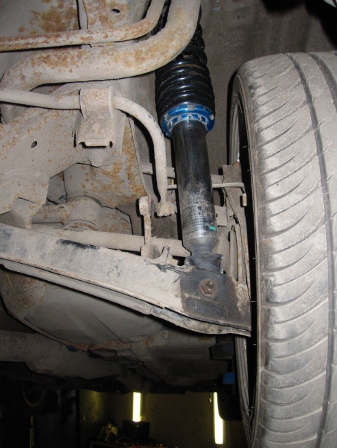 установка подвески HKS и сход-развал — Mitsubishi Lancer VI, 2,5 л ...